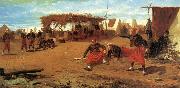 Winslow Homer Pitching Horseshoes France oil painting artist
